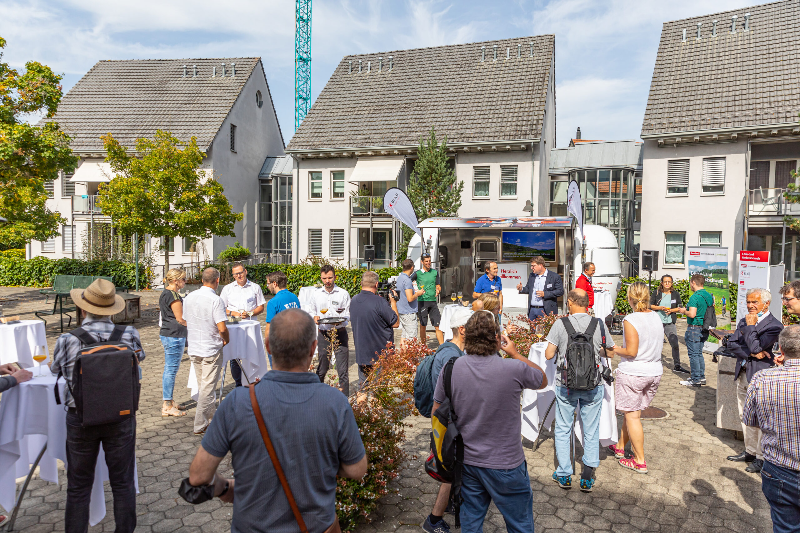 E-Bike-Land Eröffnung_Ladestation Mühle_Aesch