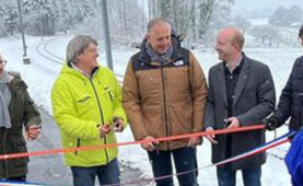 Grenzüberschreitender Radweg eröffnet