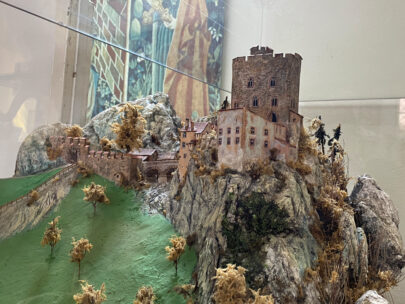Schloss Dorneck etwa 1500 Modell Herri _Sebastian Juengel