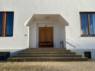 Dornach Architekturpfad Haus Schuurman Eingang_Sebastian Juengel