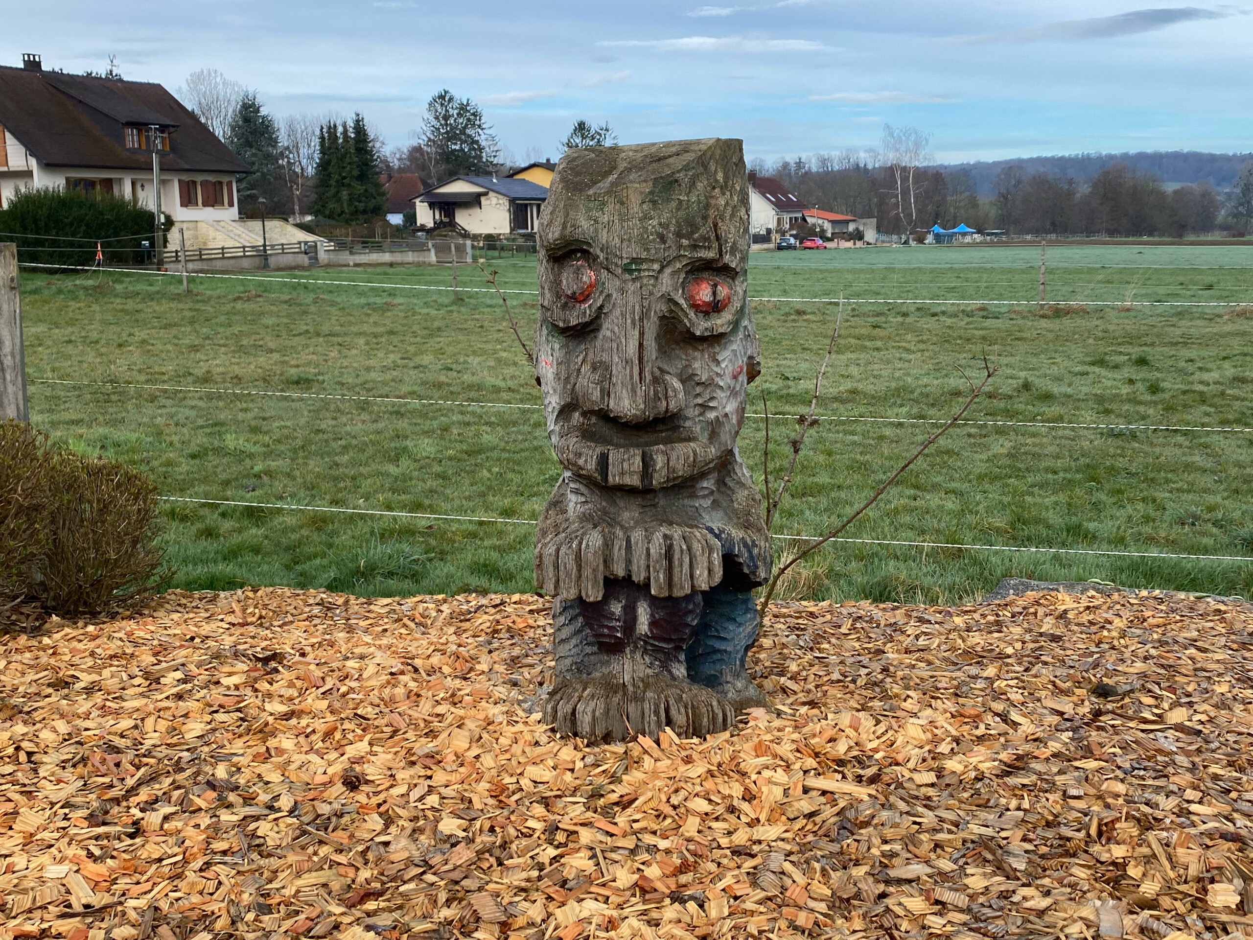 Rodersdorf Grenzkulturweg Holzskulptur Biederthal_Sebastian Juengel