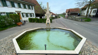 Metzerlen Dorfbrunnen frontal Teil Ausschnitt_Sebastian Juengel