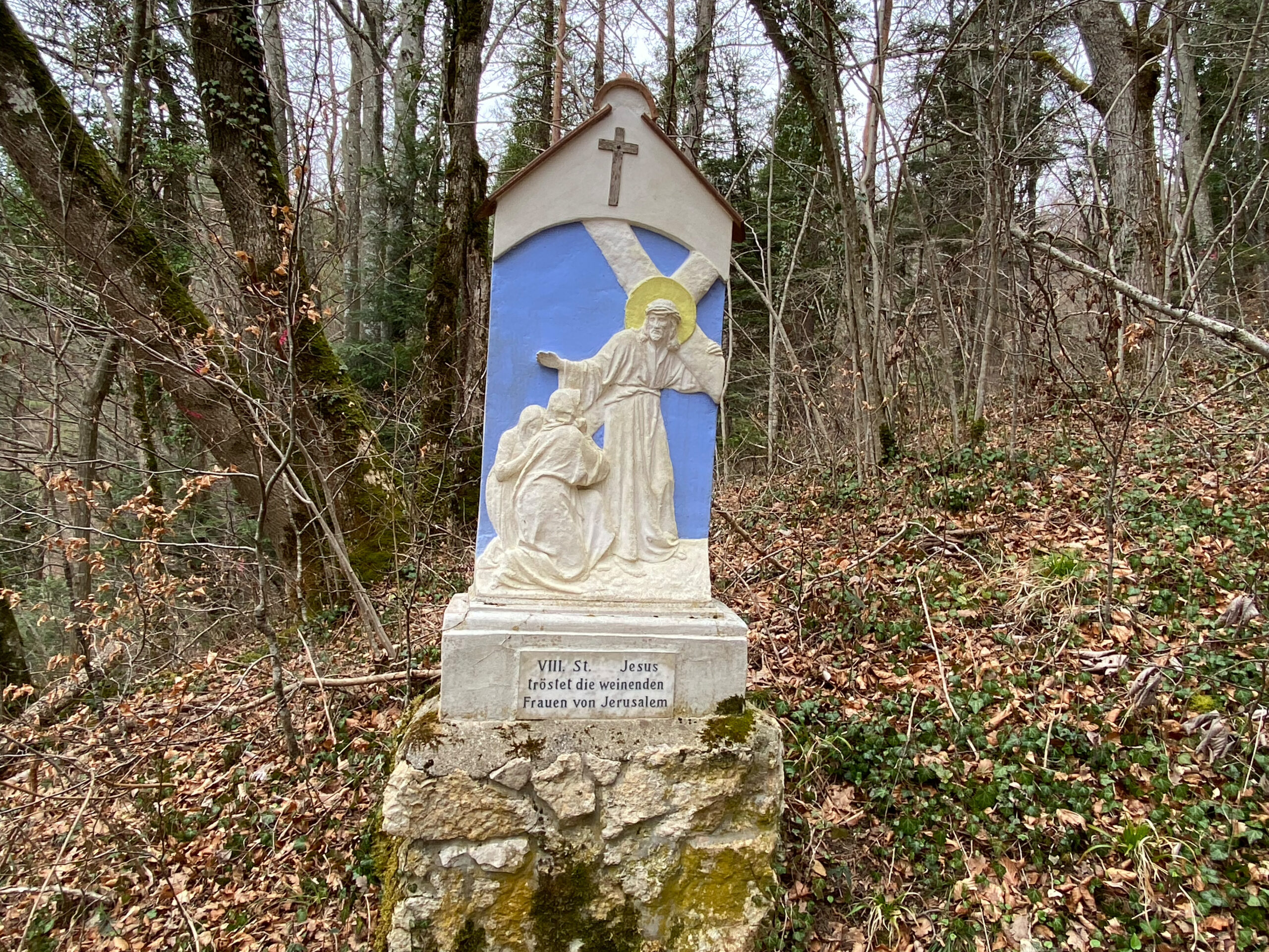 Kleinluetzel_Kreuzweg Achte Station Jesus troestet_Sebastian Juengel